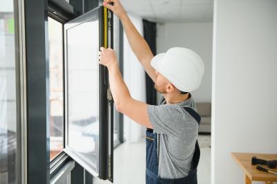Technician Installing Windows